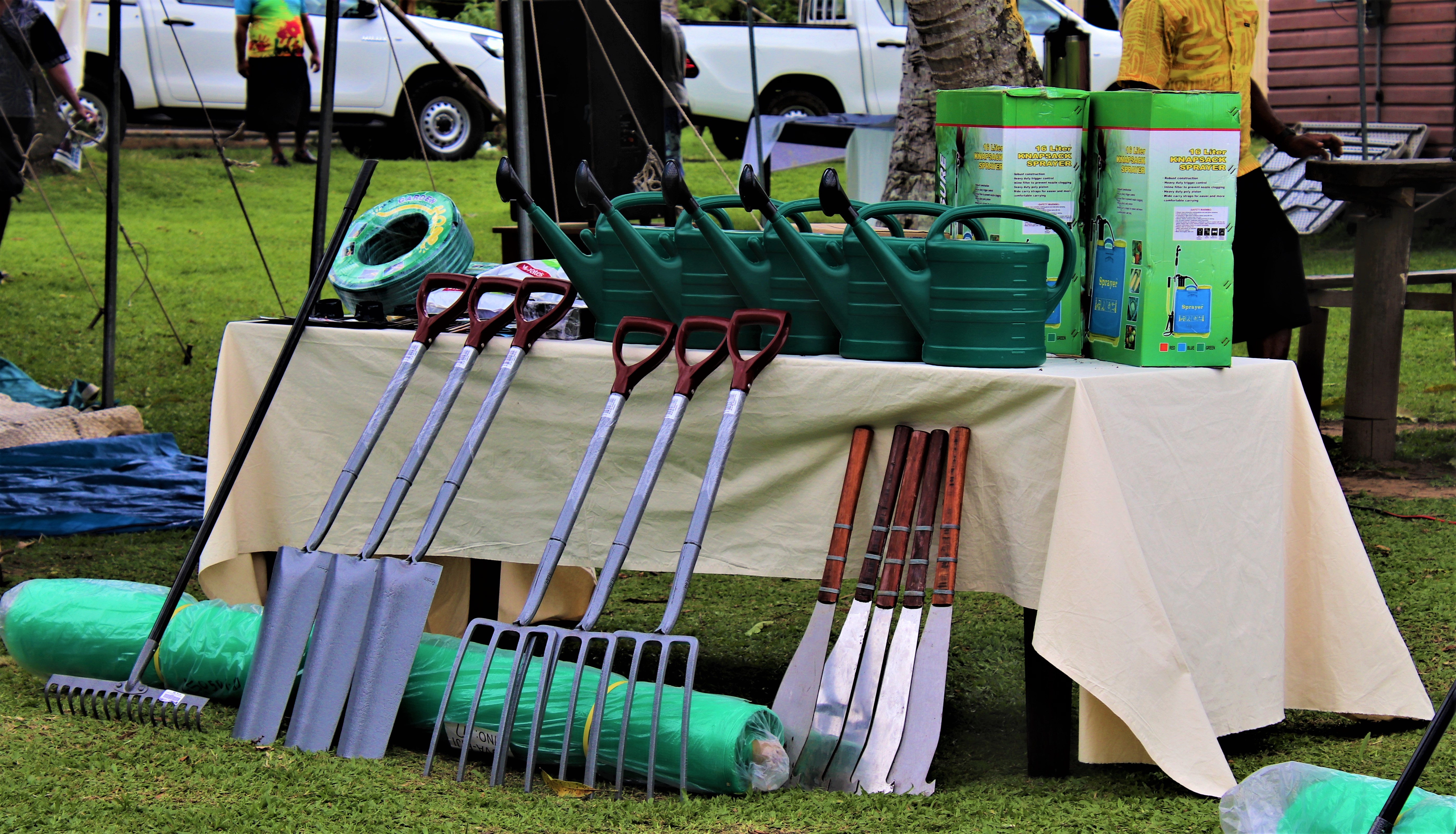 Farming Tools donated to the club