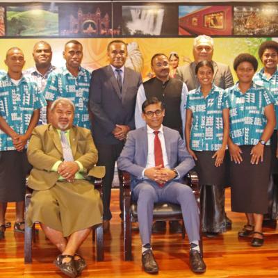 GOVERNMENT OF FIJI AND INDIA FAREWELL  YOUTH DELEGATION TO INDIA