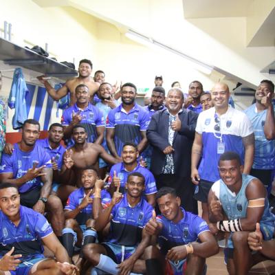 MINISTER SAUKURU AT THE RON MASSEY CUP IN LAUTOKA