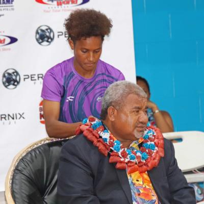 MINISTER SAUKURU  OPENS FUTSAL SOCCER LEAGUE