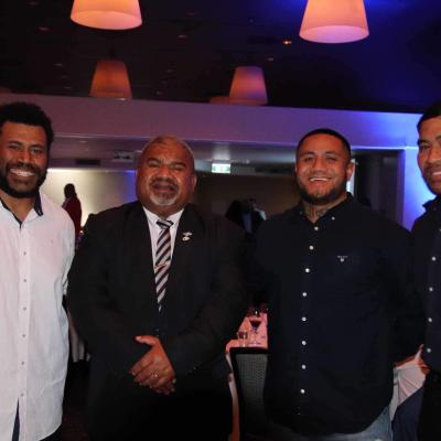 MINISTER FOR YOUTH AND SPORTS HON.JESE SAUKRU OFFICIATE THE KAIVITI SILKTAIL RUGBY LEAGUE FOOTBALL CLUB CHRISTMAS IN JULY FUNDRAISER